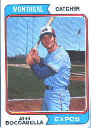 1974 Topps Baseball Cards      253     John Boccabella